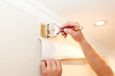Pose de papier peint à Conjux — revêtements muraux et toiles de verre